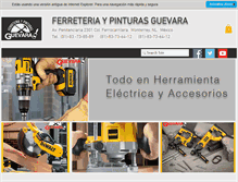Tablet Screenshot of ferreteriaguevara.com
